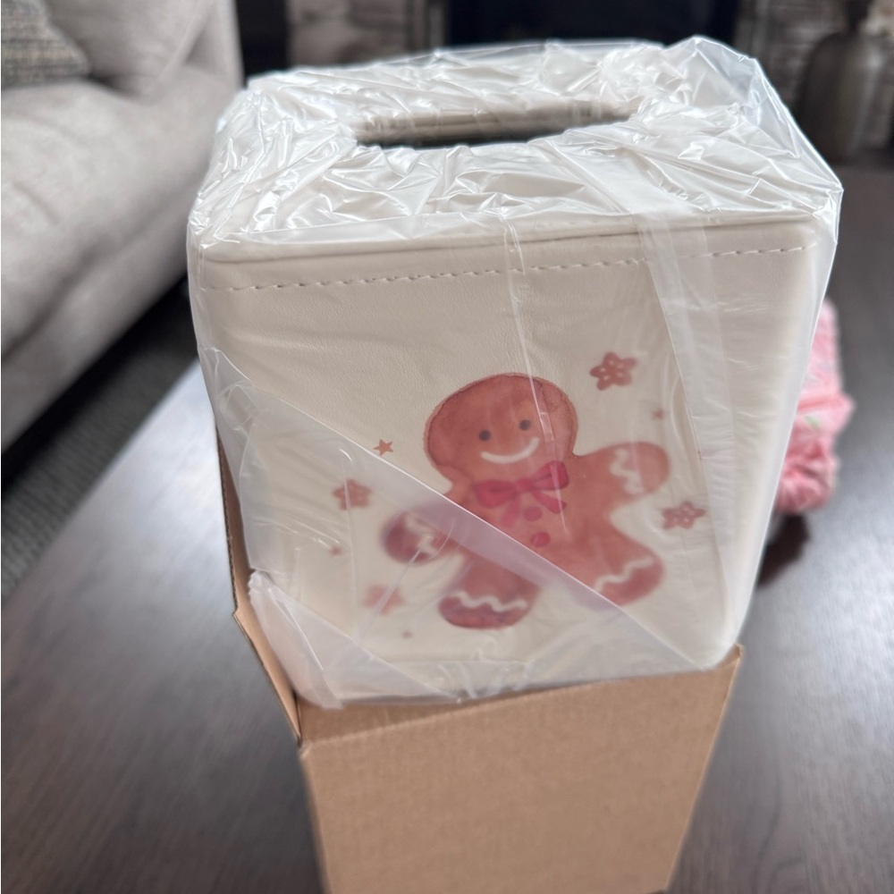 Gingerbread Man Tissue Kleenex Box Cover - Picture 6 of 6